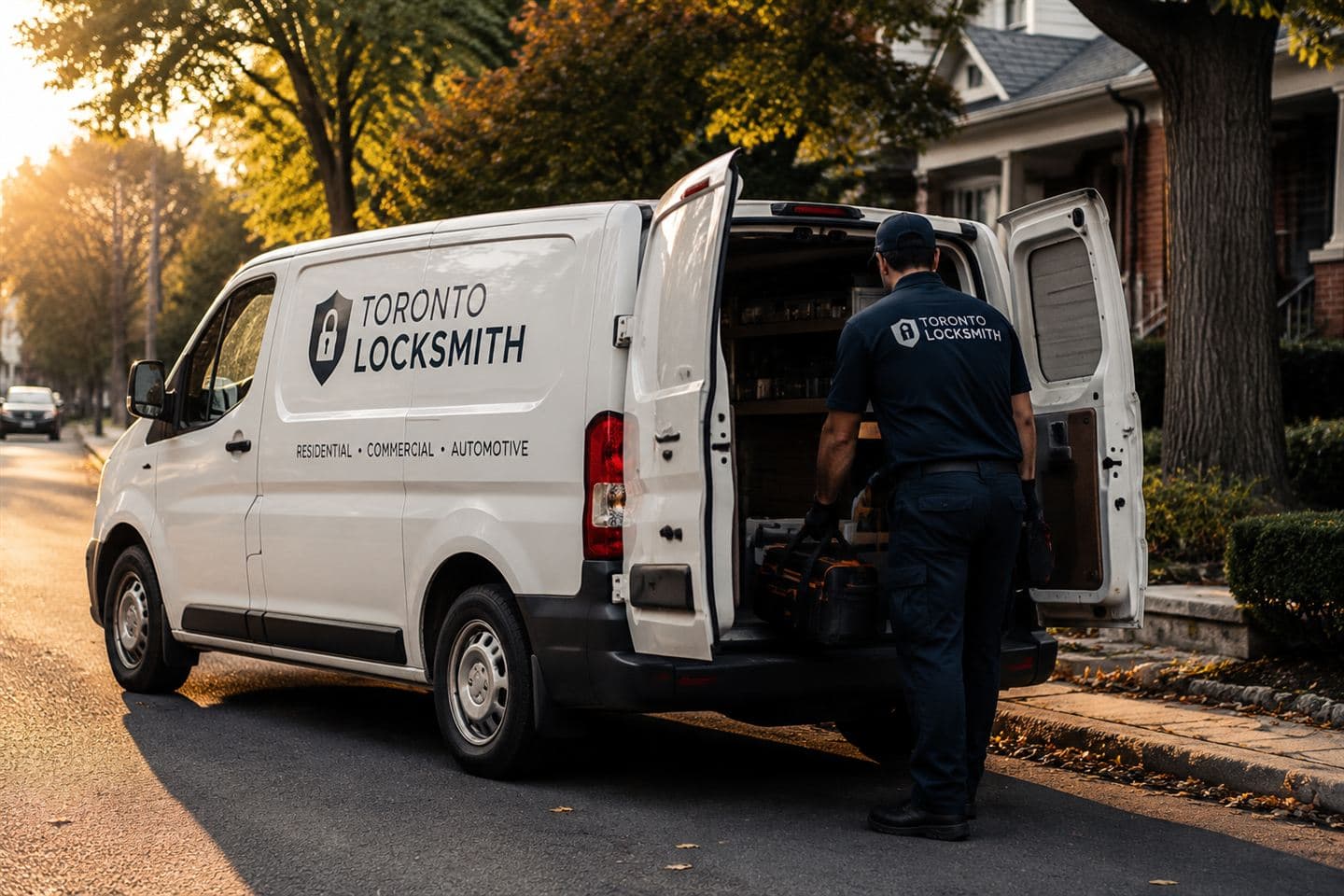 Royal Secure Locksmith mobile technician ready for service calls in Richmond Hill
